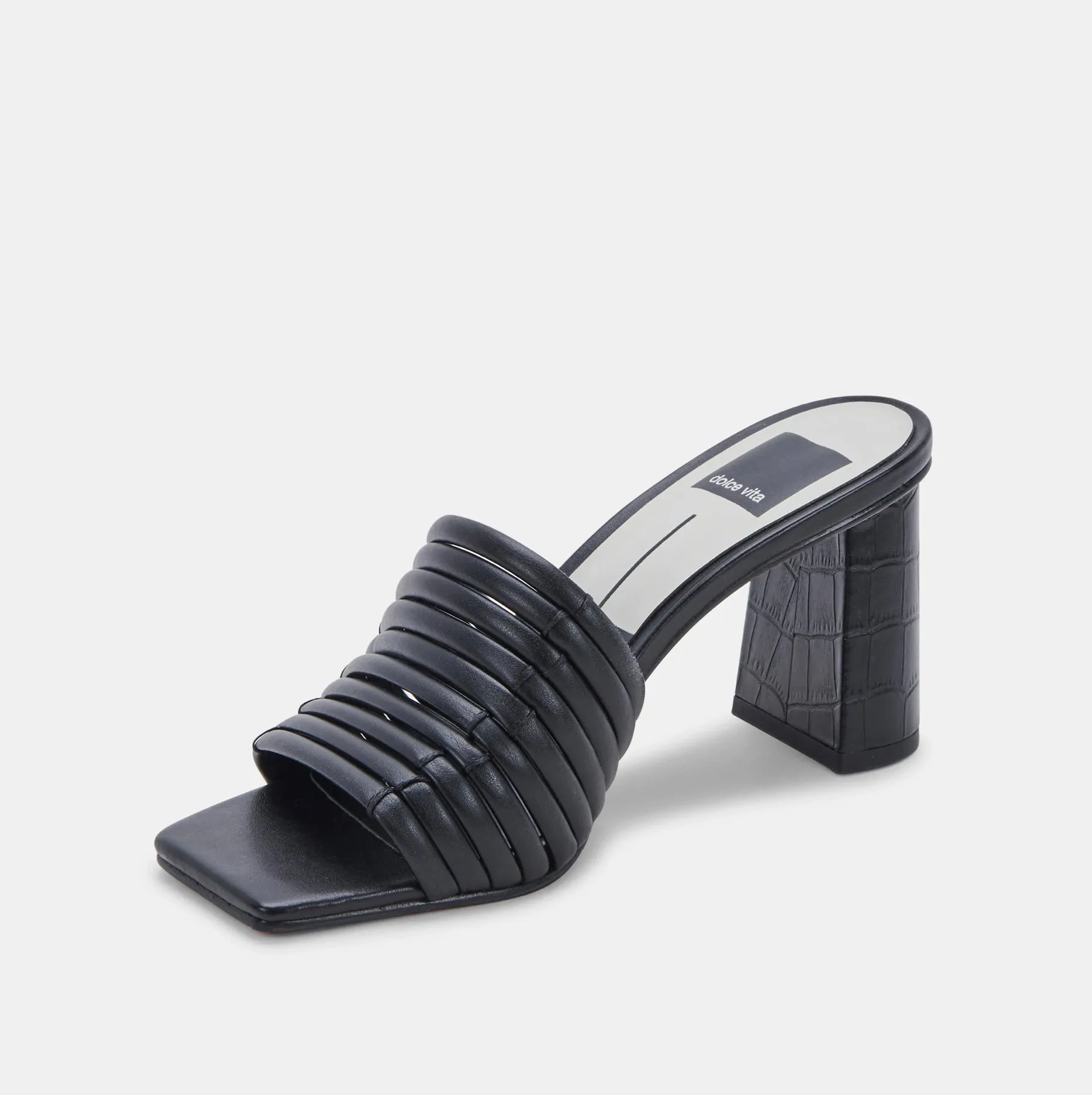 Dolce Vita Priana Multi Strap Heel in Black