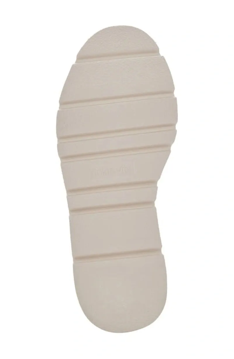 Dolce Vita Tieko Ivory Embossed Stella Slip On Round Toe Chunky Platform Loafers