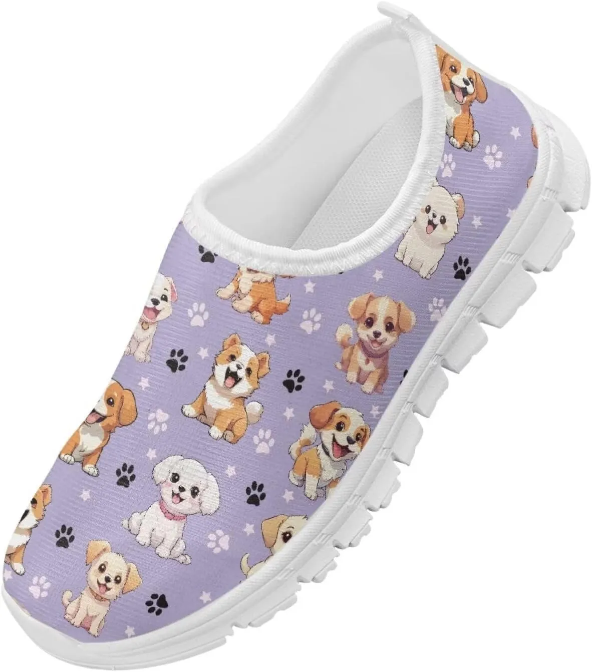 Doojoayie Novelty Girls Slip On Sneakers Soft Flexible Running Shoes Unisex Kid