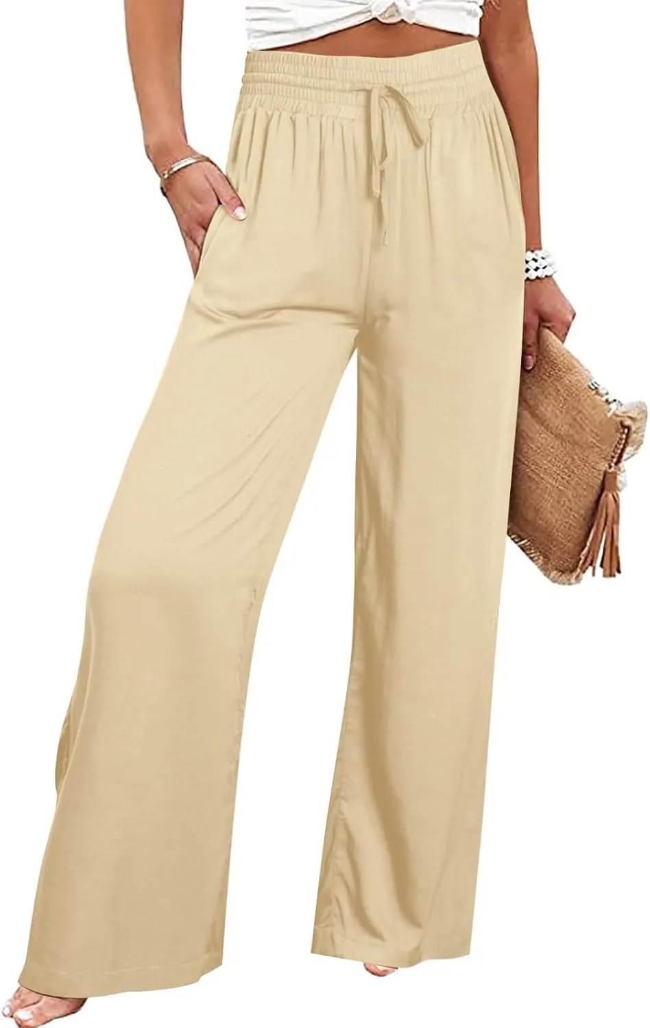 Fashion Pants for Women Casual Gradient Print Bottom Sweatpants Pockets High Waist Sporty Gym Womens Plus Size Pants