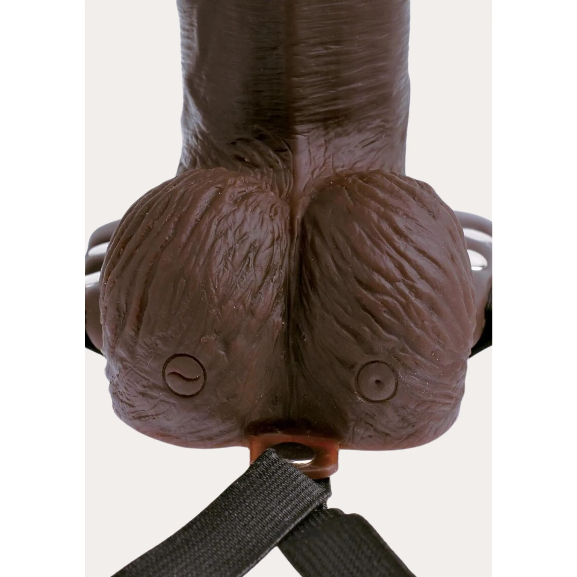 Fetish Fantasy Series - 8" Vibrating Hollow Strap-on w/ Remote Control