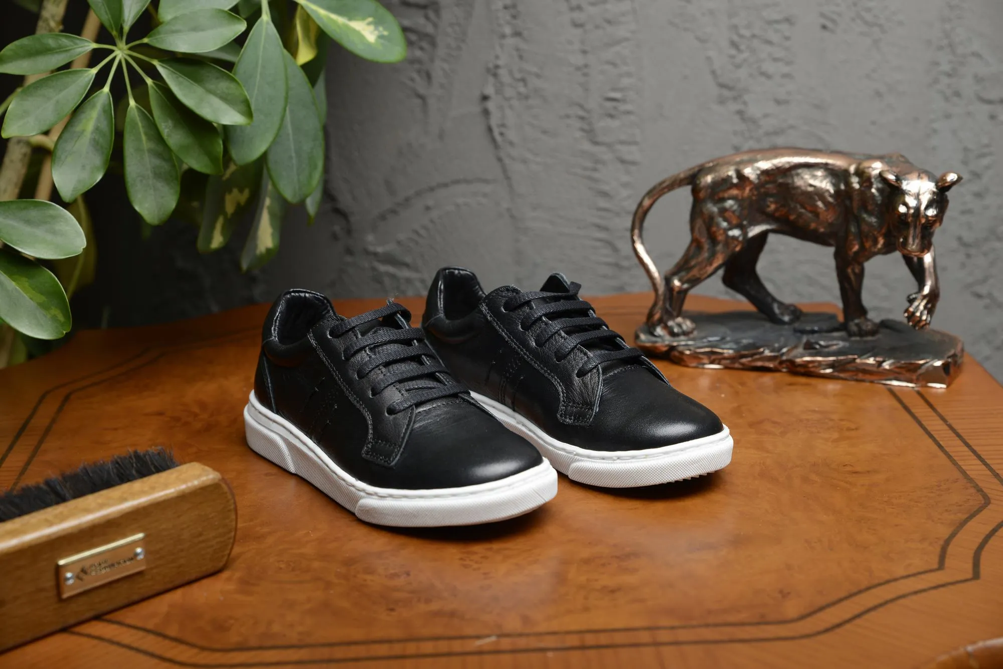 FOOT FEDERATION FAMILY DERBY KIDS' SNEAKER BLACK
