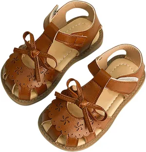 Girls Dress Shoes Bow T-Strap Soft Sole Flats Party Flower Wedding Princess Pumps for Kids Cute Beach Pool Sandals