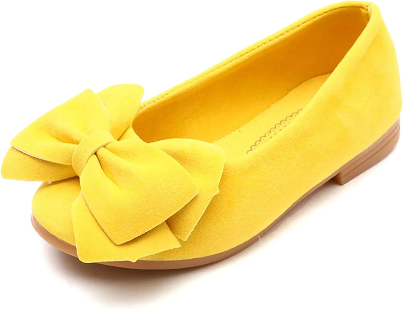 Girls Dress Shoes Low Heels for Little Big Girl Mary Jane Shoes with Pearl Rhinestones Flower Girls' Pumps Princess Party