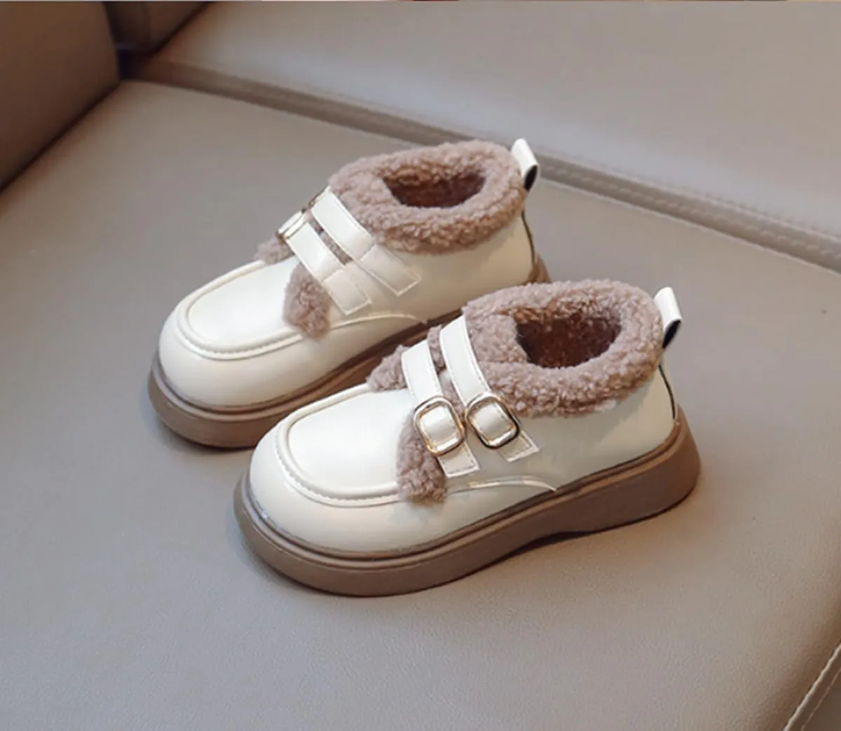 Girls Dress Shoes PU Leather Flats Classic Princess School Uniform Shoe for Toddler/Little Kid