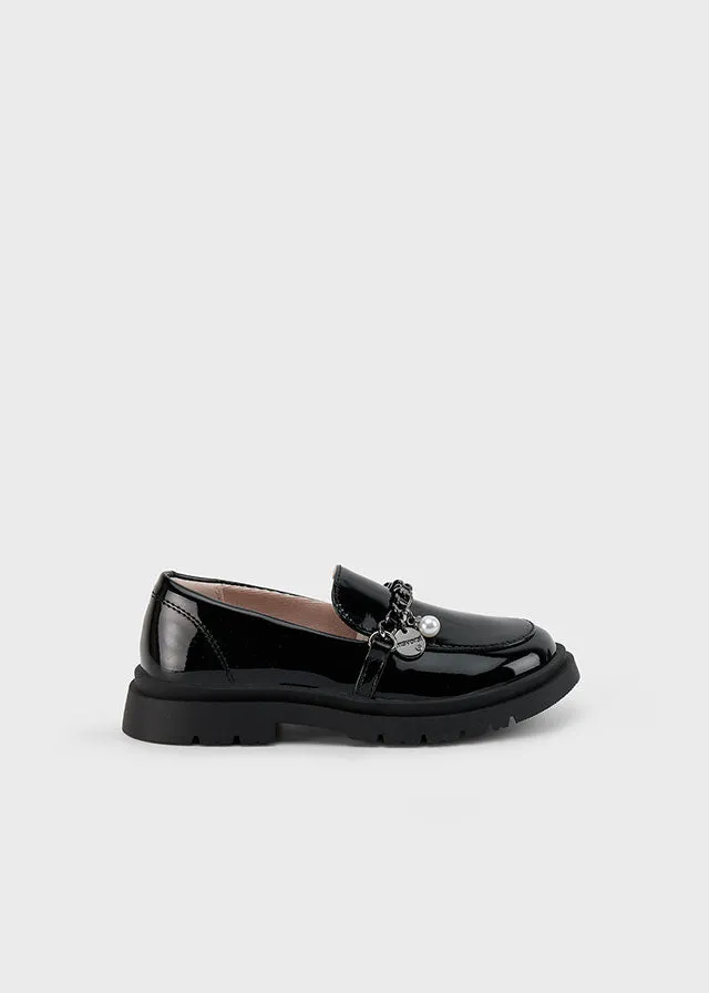 Girls Loafers, Black