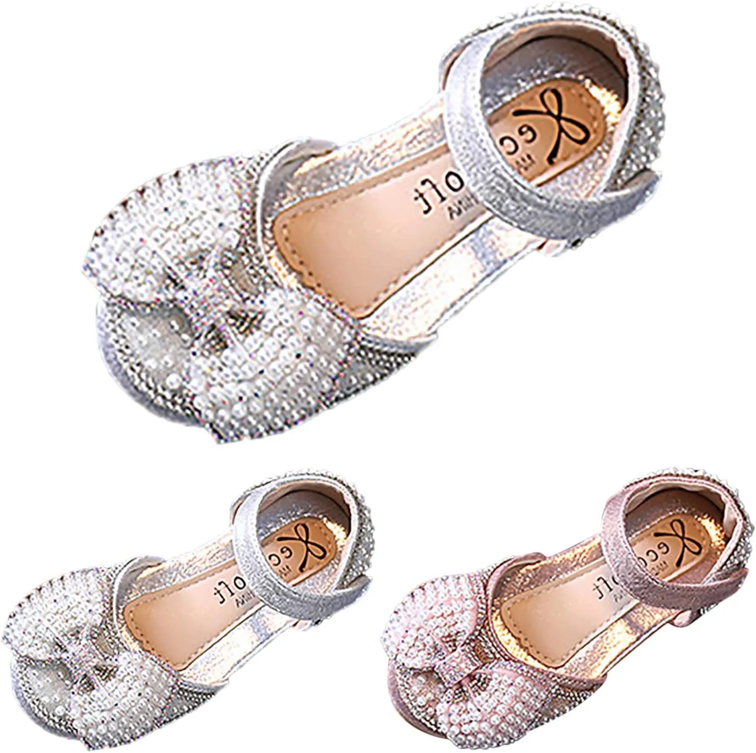 Girls Sandals Fashion Spring And Summer Children Dance Shoes Girls Dress Performance Princess Shoes Flat Sandals Shoes