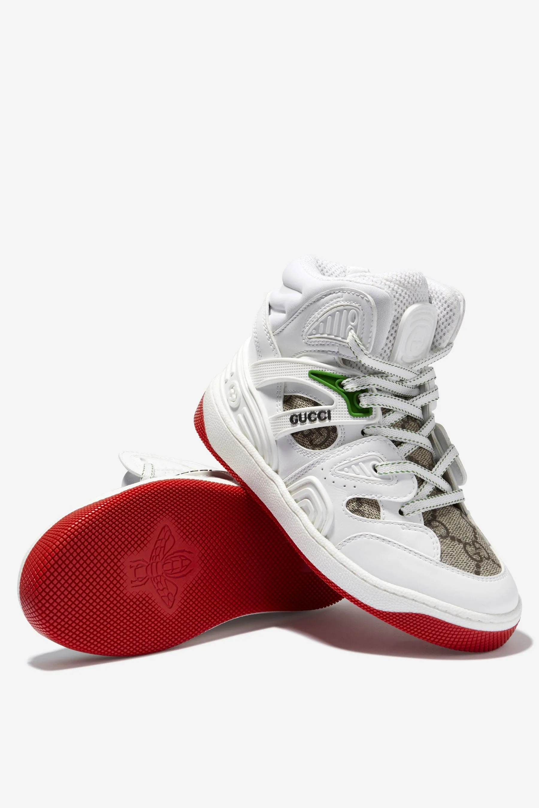 Gucci Unisex Logo Basket Trainers