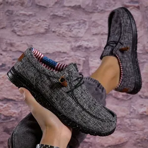 Herenslip loafers - Comfortabele en slipvaste casual schoenen met vlagontwerp