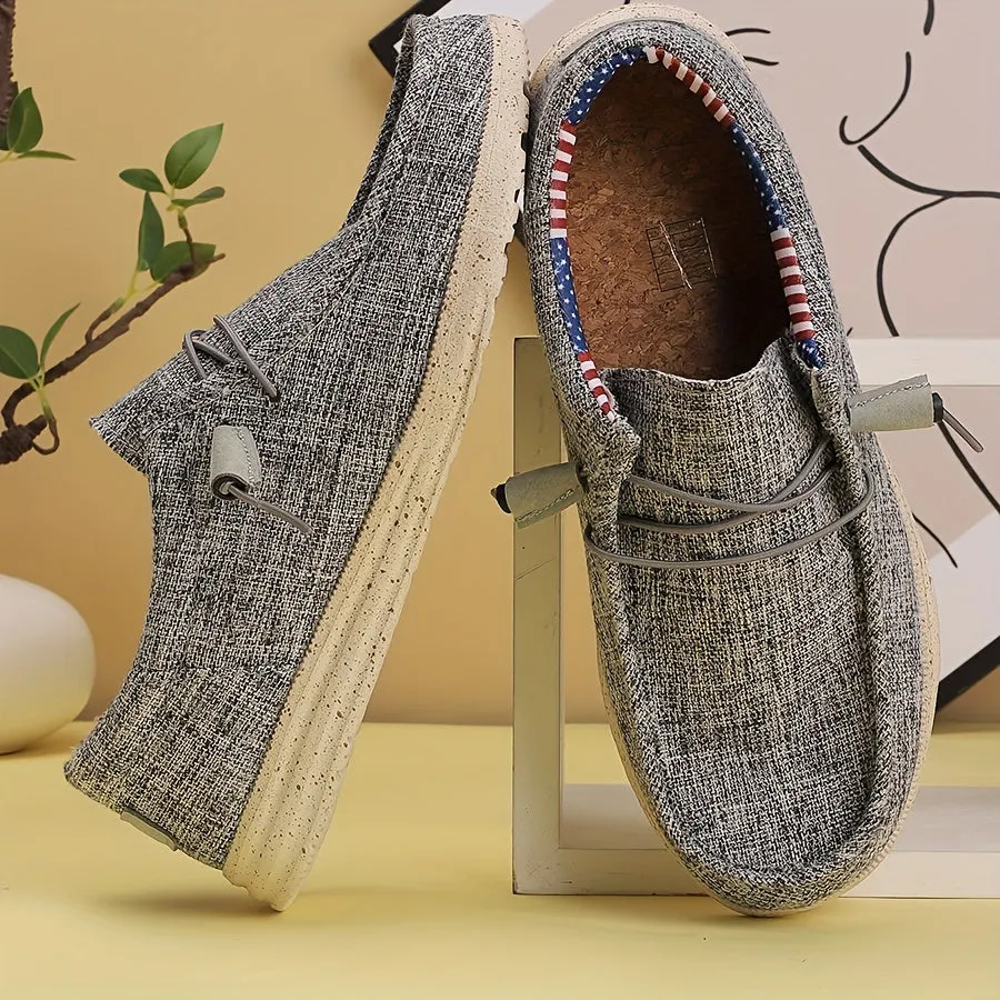 Herenslip loafers - Comfortabele en slipvaste casual schoenen met vlagontwerp