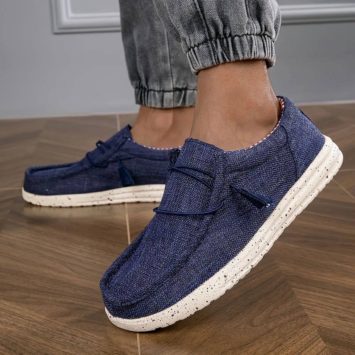 Herenslip loafers - Comfortabele en slipvaste casual schoenen met vlagontwerp