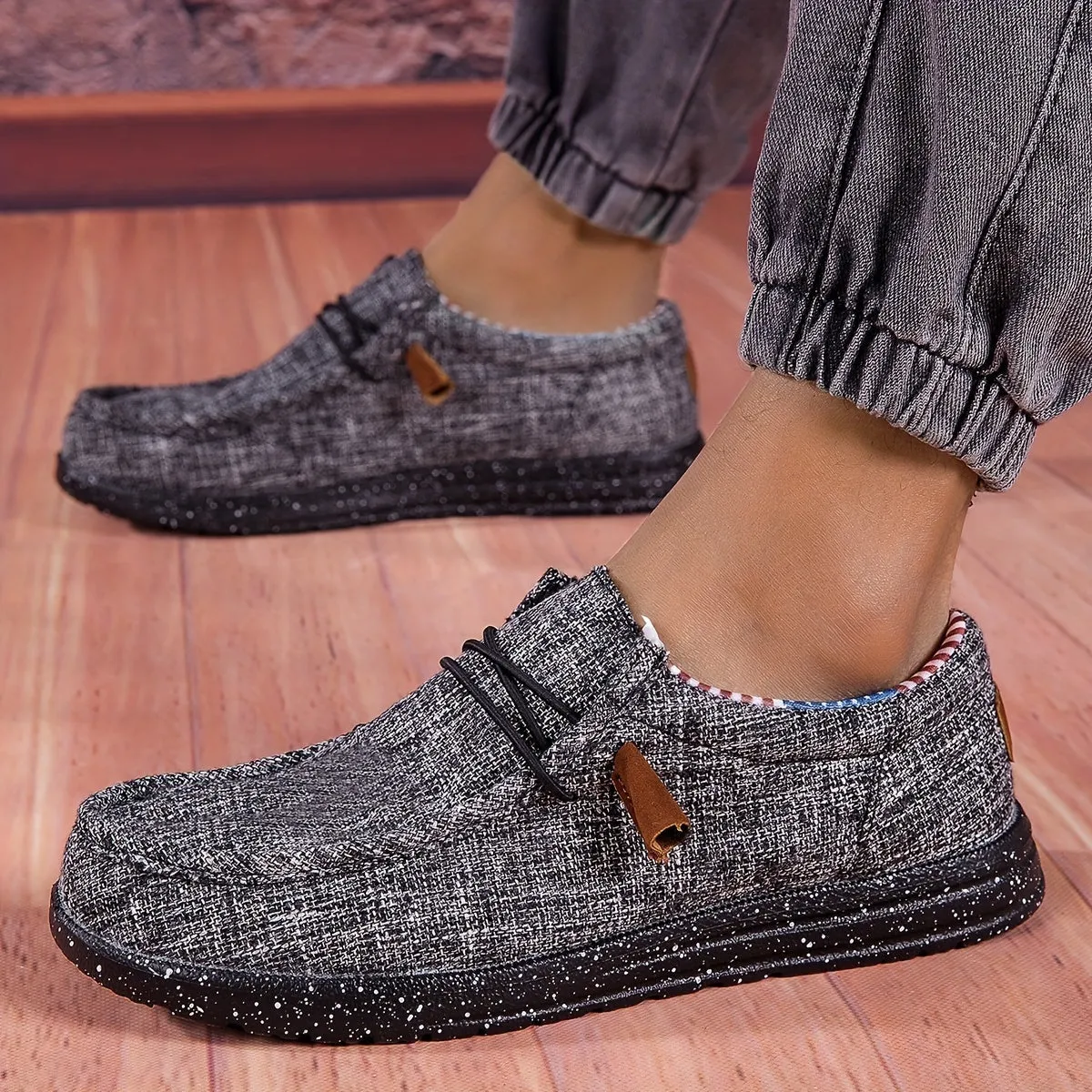 Herenslip loafers - Comfortabele en slipvaste casual schoenen met vlagontwerp