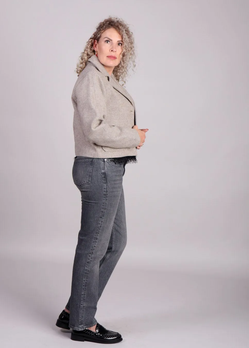 Homage Scotti jeans relaxed straight Grijs