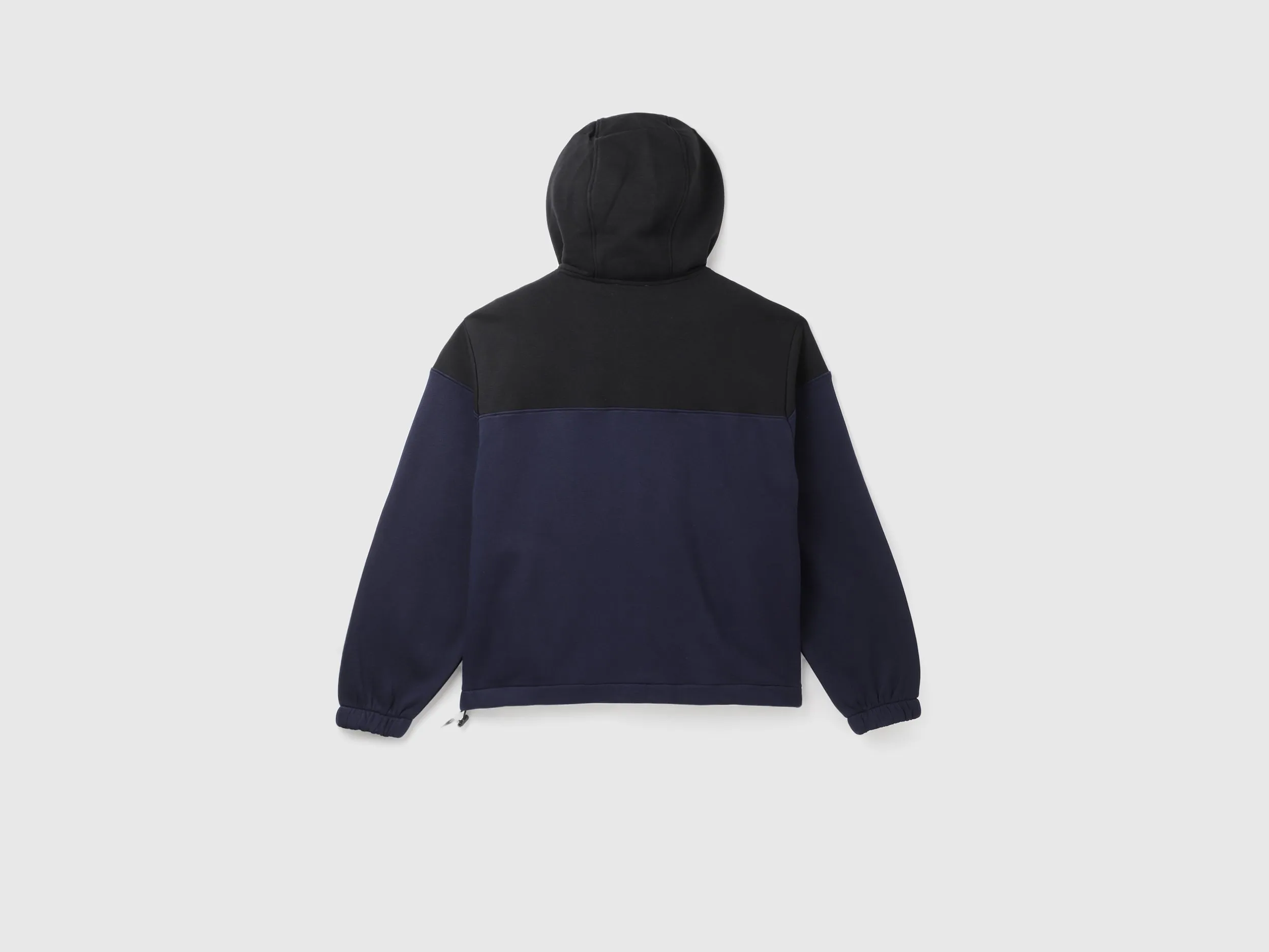 Hooded Neck Colourblocked Sweatshirt