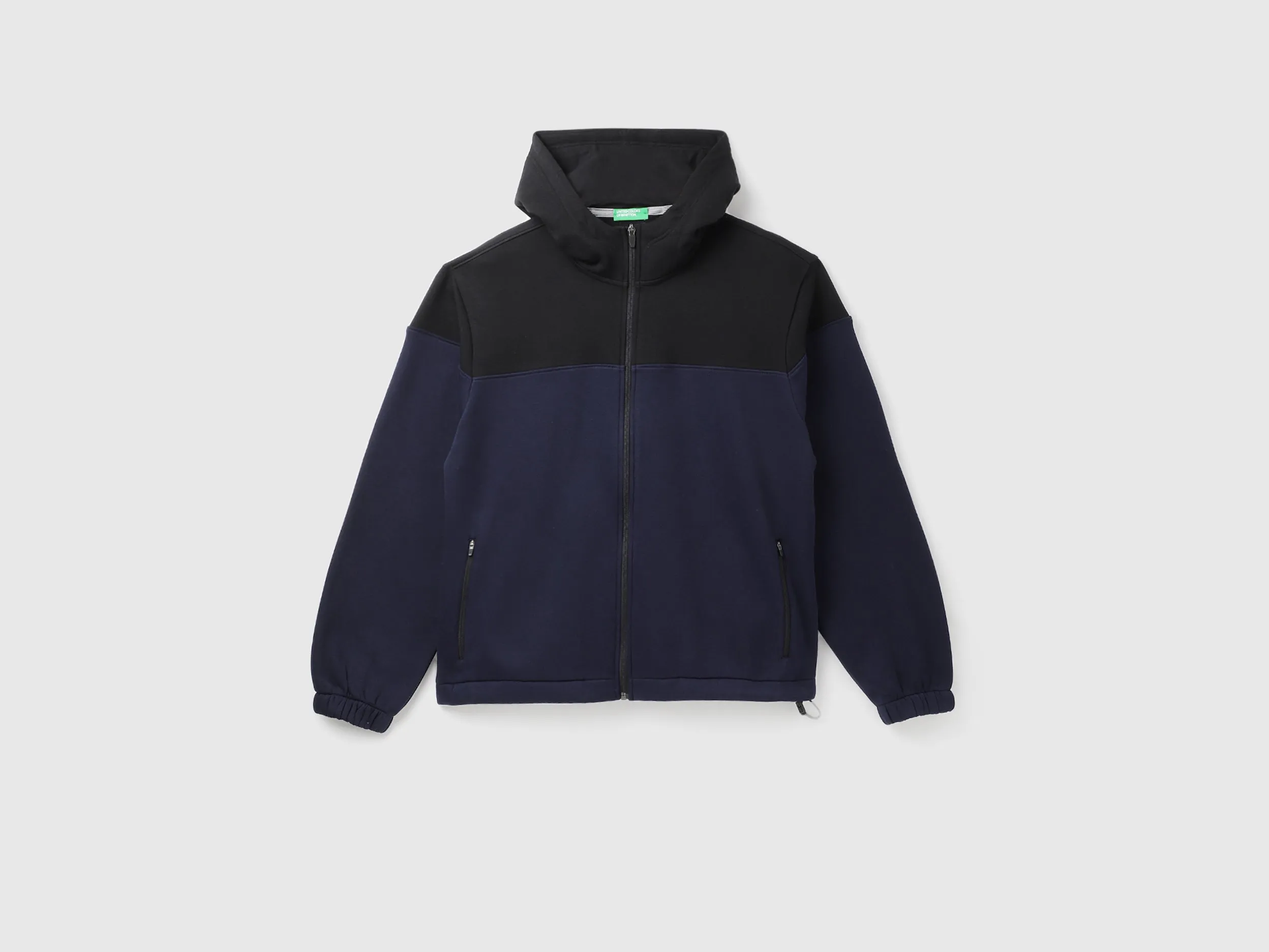 Hooded Neck Colourblocked Sweatshirt