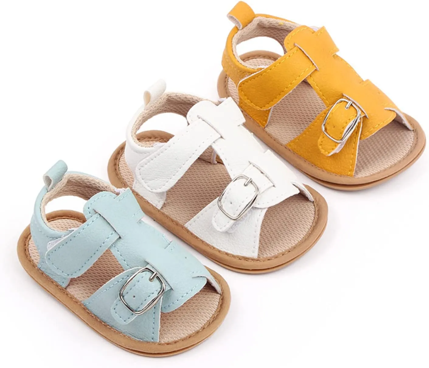 Infant Baby Girl Boy Sandals Open Toe Lightweight Soft Outdoor Casual Beach Shoes Baby First Walking Girl Shoes