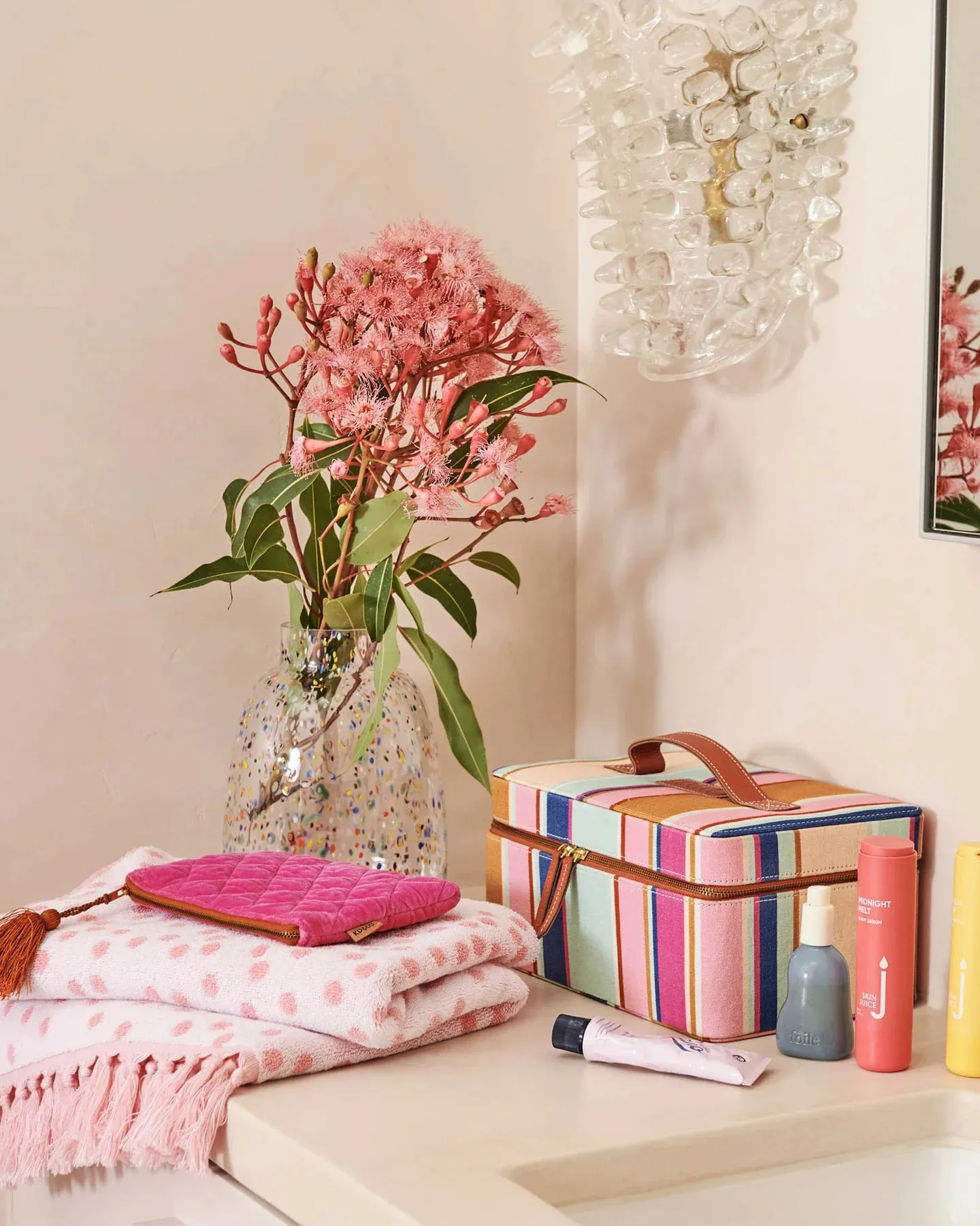 Jaipur Stripe Toiletry Case - Kip & Co.
