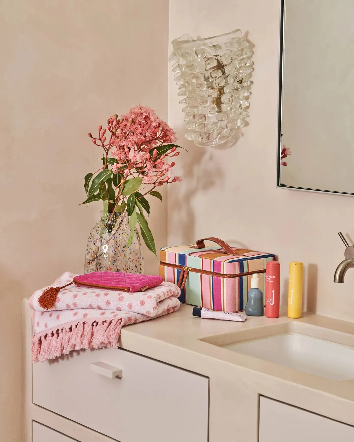 Jaipur Stripe Toiletry Case - Kip & Co.