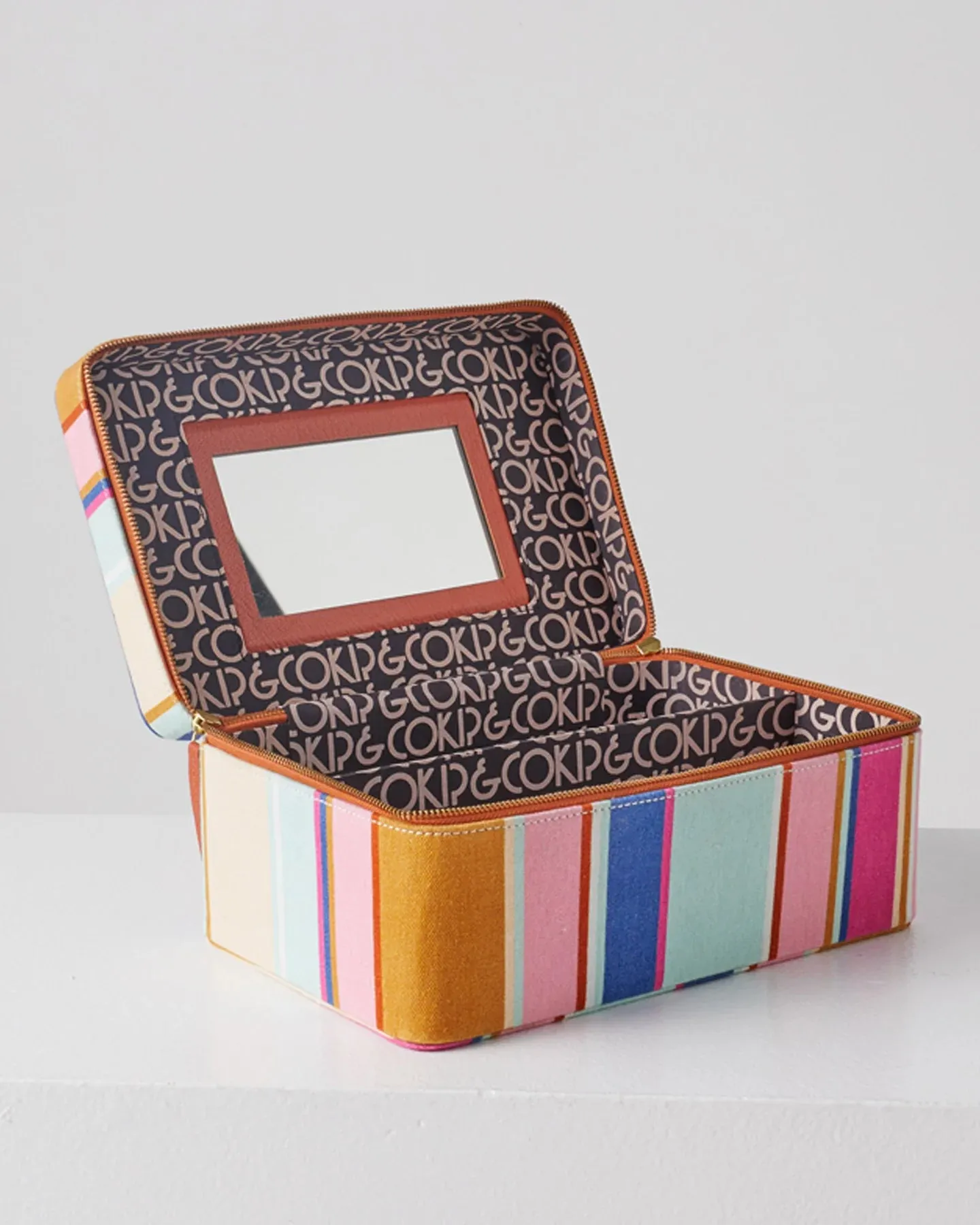 Jaipur Stripe Toiletry Case - Kip & Co.