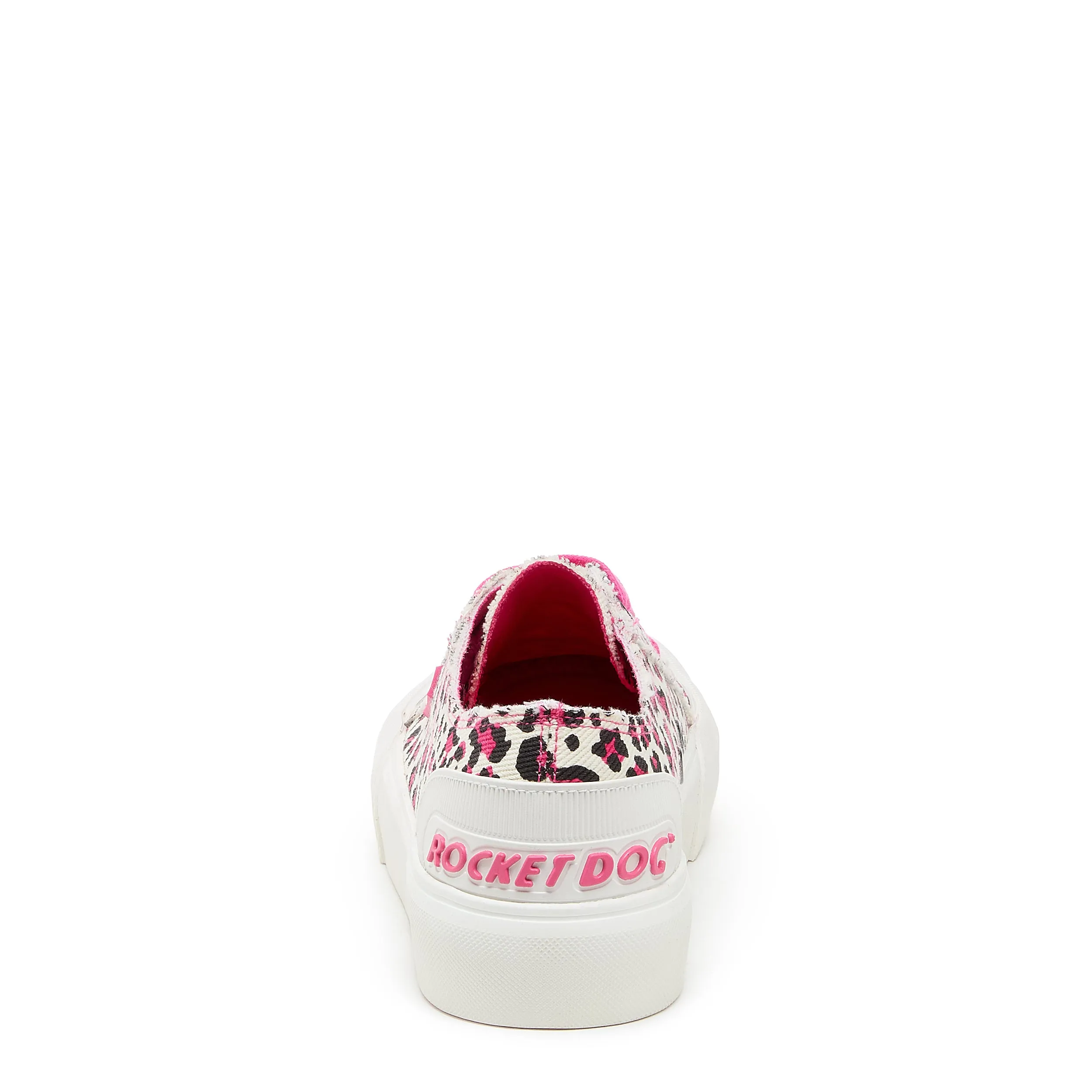 Jazzin Plus Pink Leopard Print Trainers