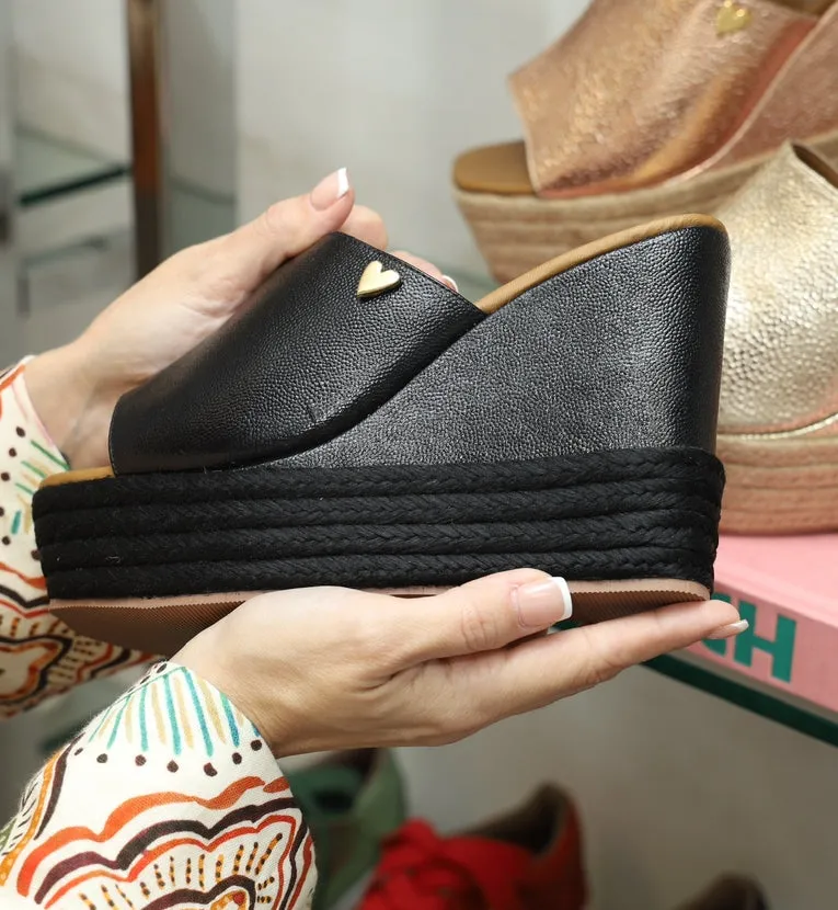 Katya Sandals Black - Leather