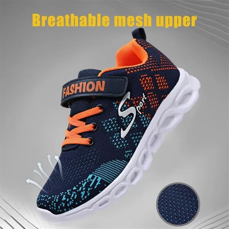Kid Boy Fashion Casual Sport Shoes for Outdoor Walking Running Hiking