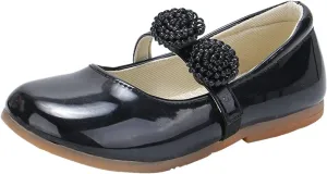 Kids Sandals Children Shoes White Leather Shoes Bowknot Girls Princess Shoes Single Shoes Performance Casual Dress Shoe