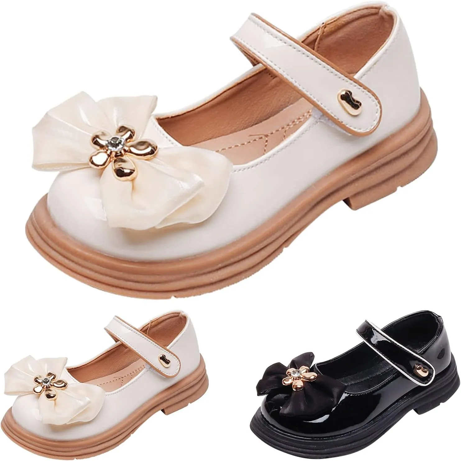 Kids Sandals Fashion Spring Summer Children Casual Shoes Girls Dress Shoes Thick Sole Round Toe Anti Slip Rubber Sole
