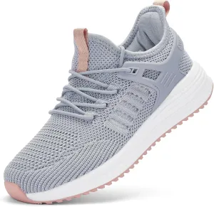 KPP Walking Shoes Sneakers for Women - Running Tennis Gym Workout Athletic Slip On Memory Foam Lightweight Comfort Breathable Work Shoes