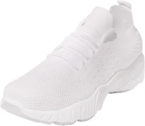 Lausiuoe Running Shoes For Women Arch Support Athletic Walking Shoes Slip On Casual Comfortable Tennis Fashion Sneakers