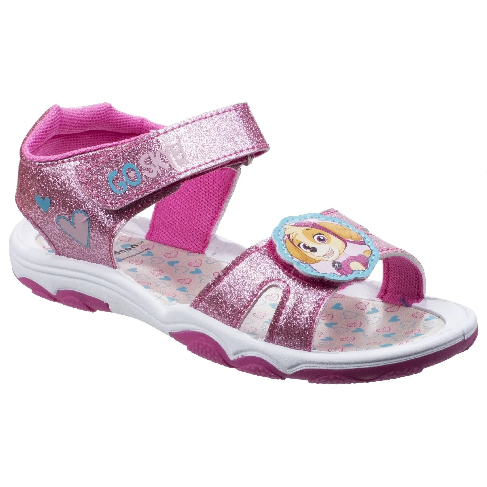 Leomil Skye Glitter Touch Fastening Sandal
