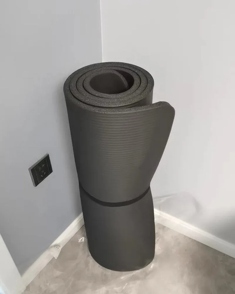 Luosir personal exercise mat, environmentally friendly fitness exercise mat with cloth bag, convenient storage, home fitness mat,