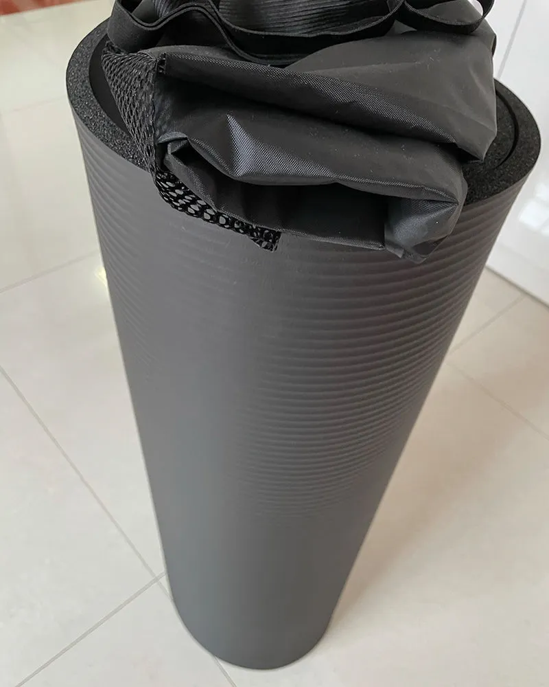 Luosir personal exercise mat, environmentally friendly fitness exercise mat with cloth bag, convenient storage, home fitness mat,