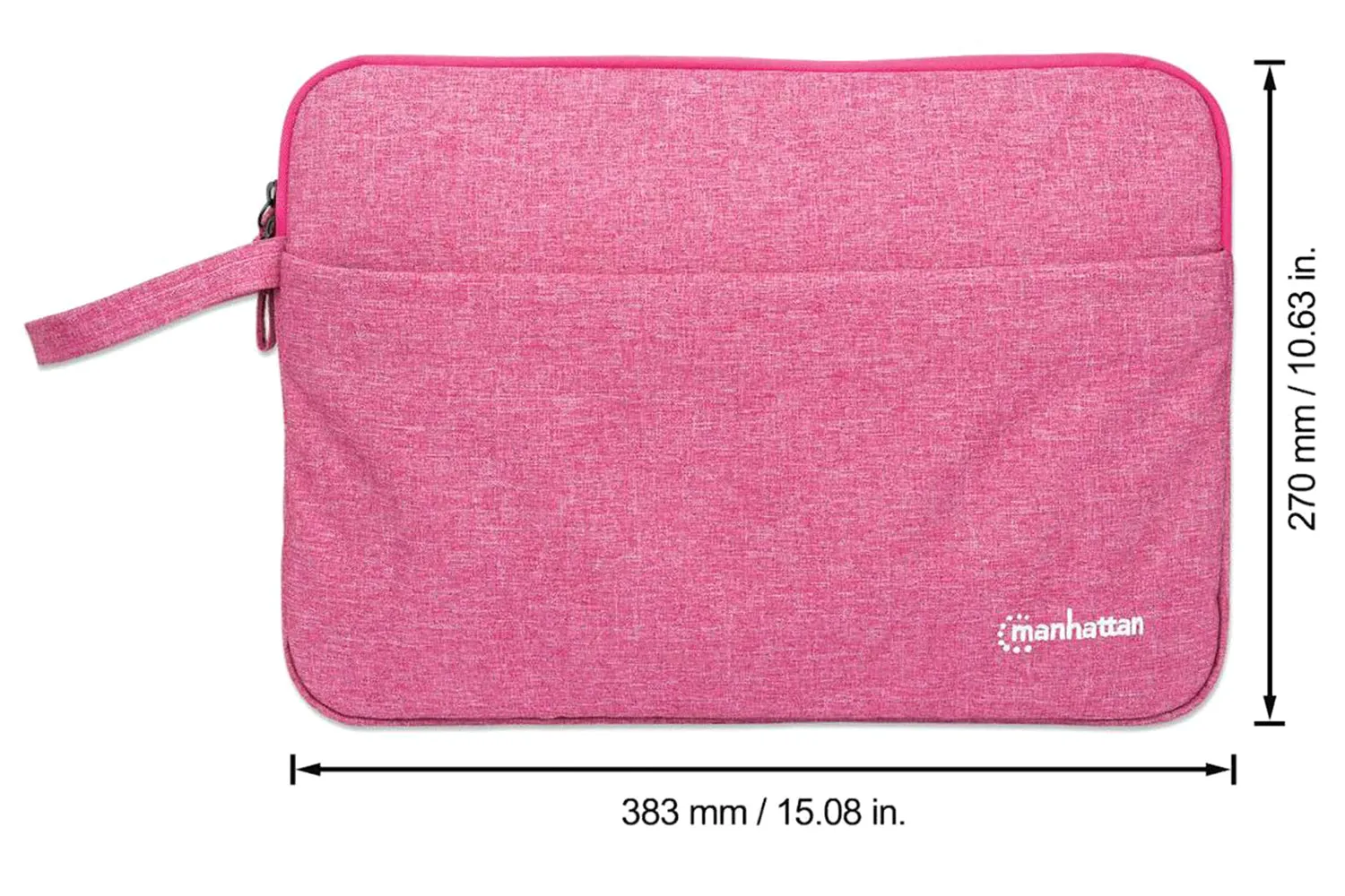 Manhattan Seattle Notebook 14.5" Sleeve Laptop Bag | Pink