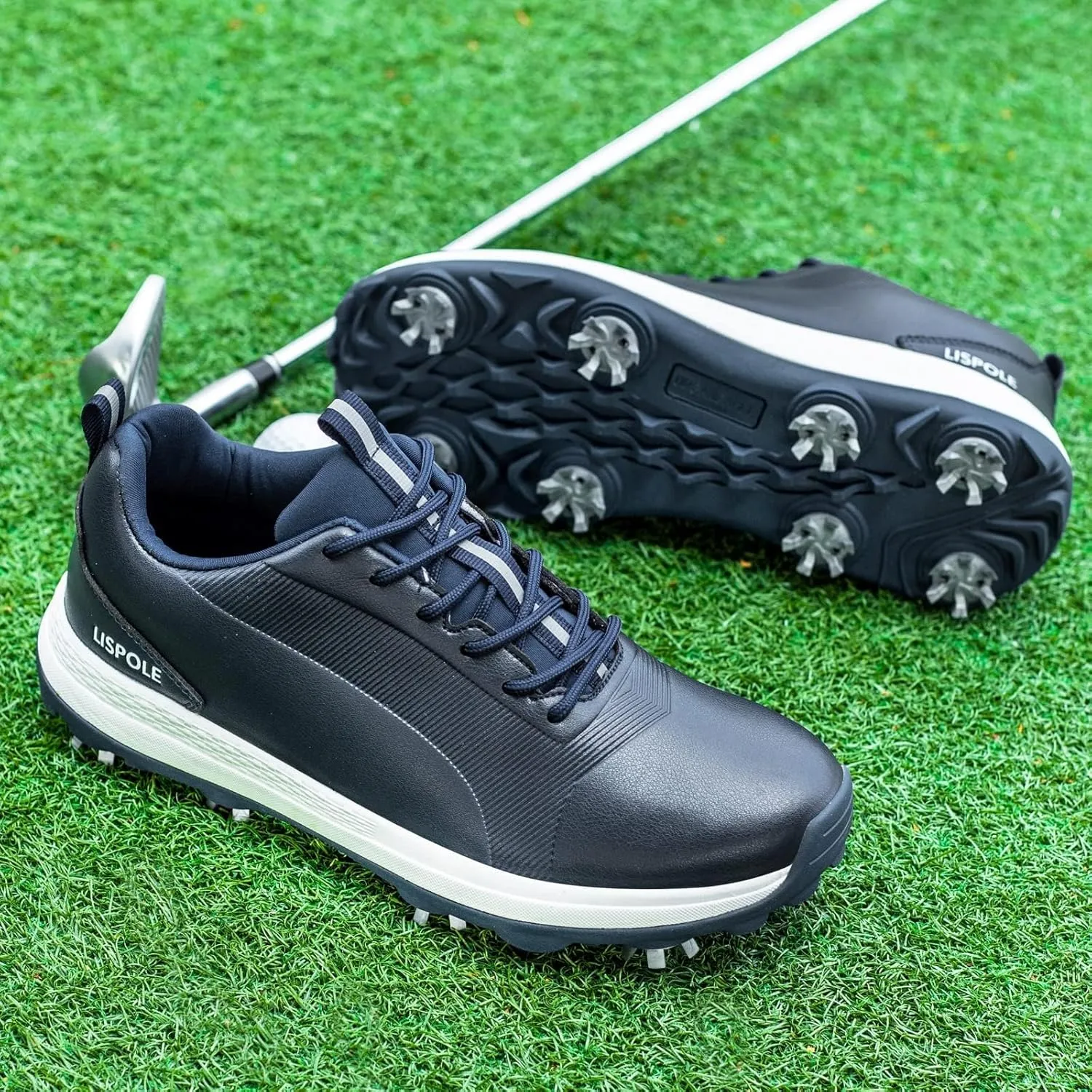 Men's Golfing Shoes Comfortable Cushioning Walking Sneaker Non-Slip Breathable Athletic Workout Golf Footwears