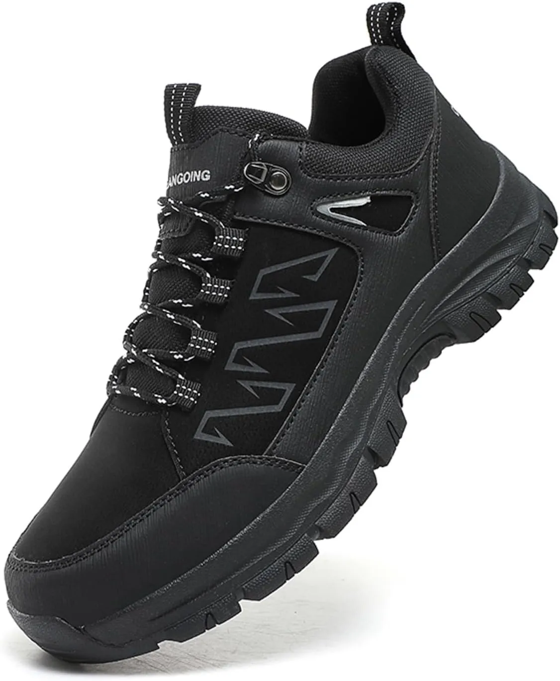 Men's Hiking Shoes Outdoor Walking Shoes Waterproof Work Shoes Trekking Trails Shoes with Arch Support