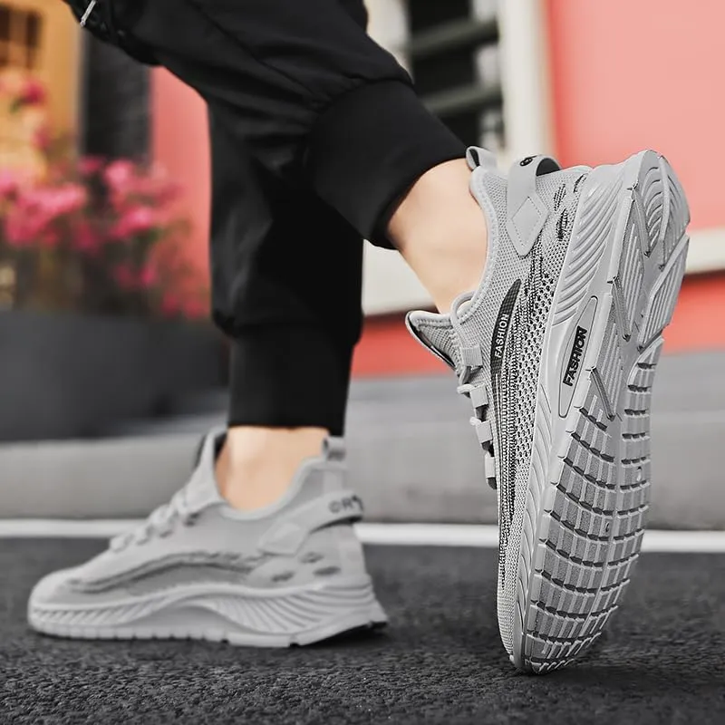 Men's Slip On Fashion Sneakers Comfortable Casual Hands Free Non Slip Workout Shoes Lightweight Breathable Running Walking Tennis Shoes