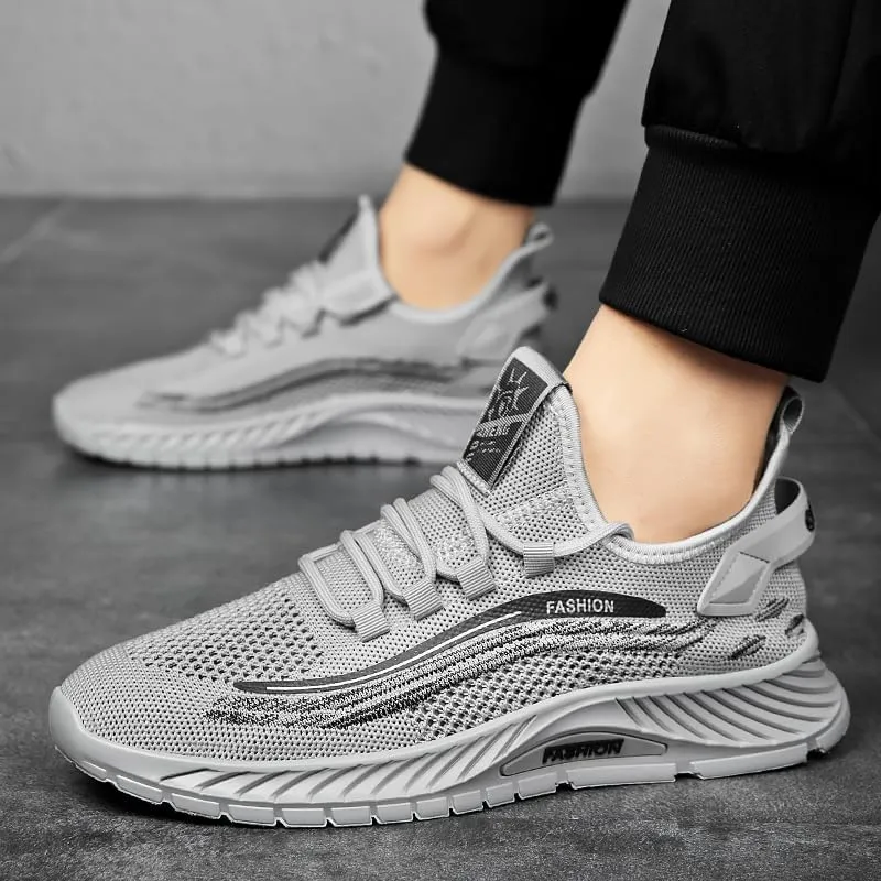 Men's Slip On Fashion Sneakers Comfortable Casual Hands Free Non Slip Workout Shoes Lightweight Breathable Running Walking Tennis Shoes