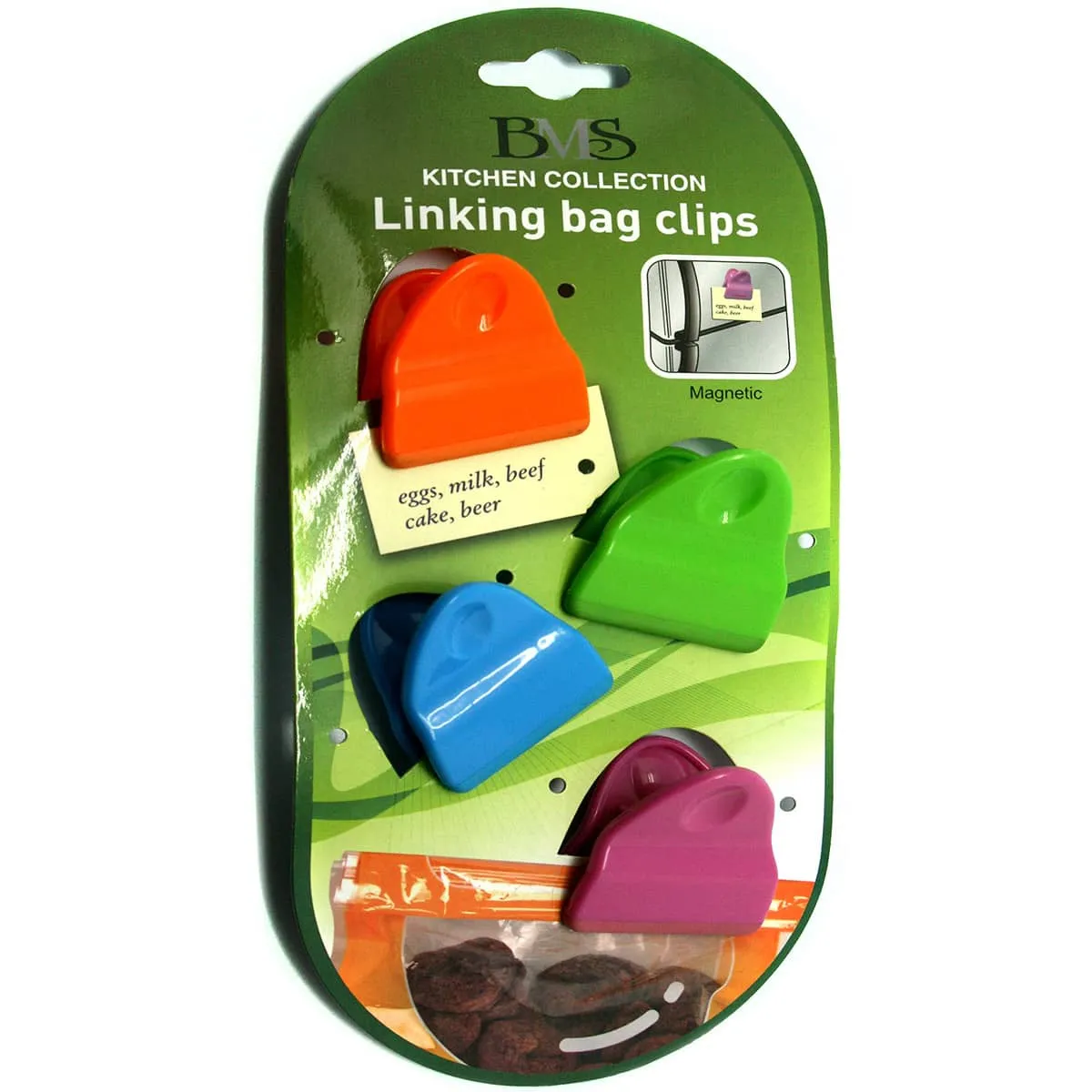 Mini Magnetic Bag Clips Set 4