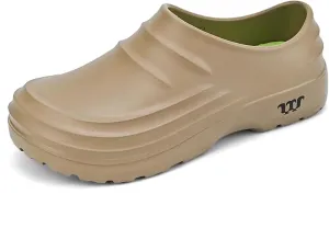 Mmoneyake Armadillo Clogs for Women Men Chef Shoes Wide Waterproof Nursing Shoe Comfortable Non Slip Nurse Work Shoes Ideal for Healthcare Kitchen Food Service Garden Unisex Slip-Resistant Work Shoe