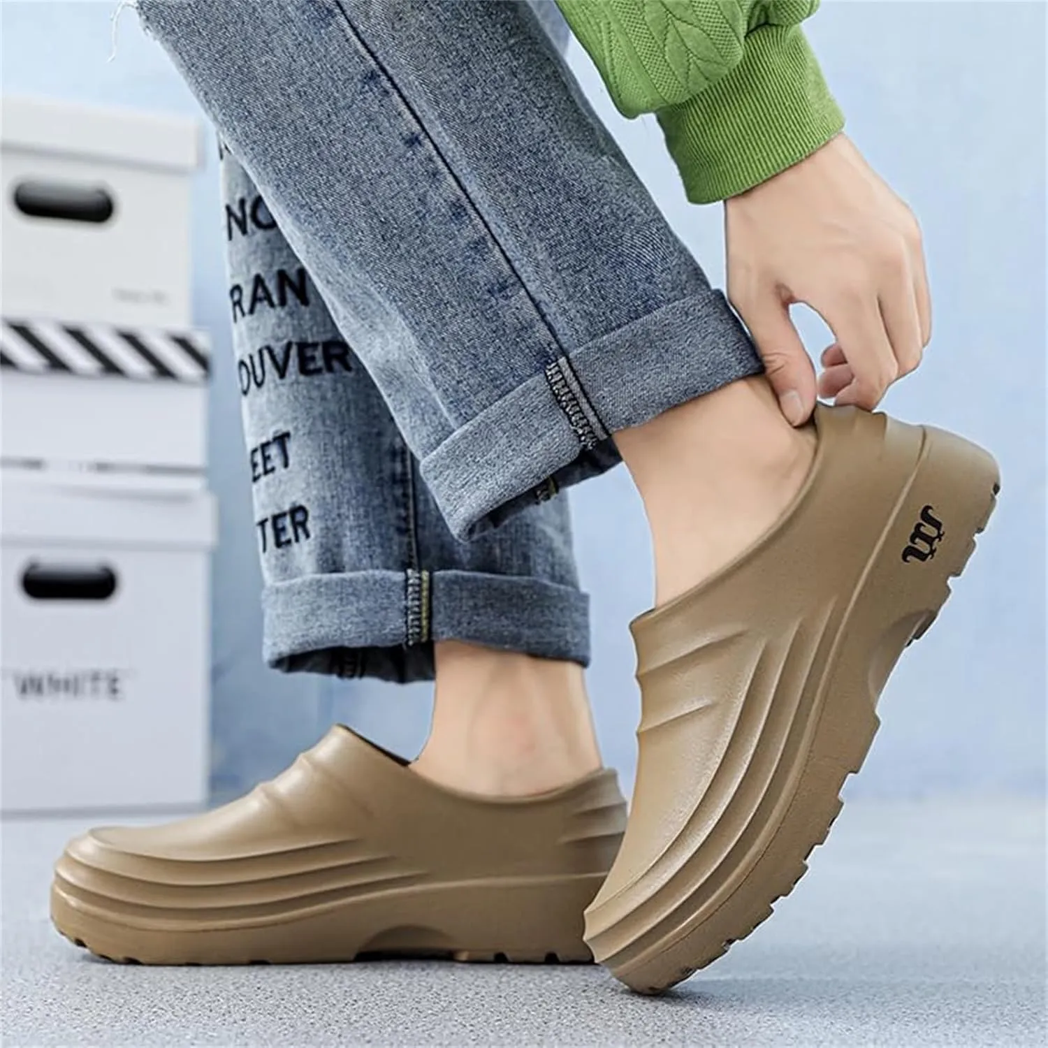 Mmoneyake Armadillo Clogs for Women Men Chef Shoes Wide Waterproof Nursing Shoe Comfortable Non Slip Nurse Work Shoes Ideal for Healthcare Kitchen Food Service Garden Unisex Slip-Resistant Work Shoe