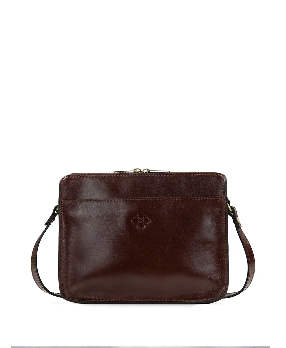 Nazaire Crossbody with Horse Charm - Vintage Western Tooled
