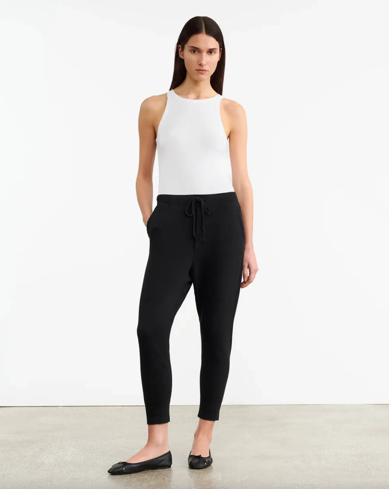 Nolan Cropped Cotton-Jersey Track Pants