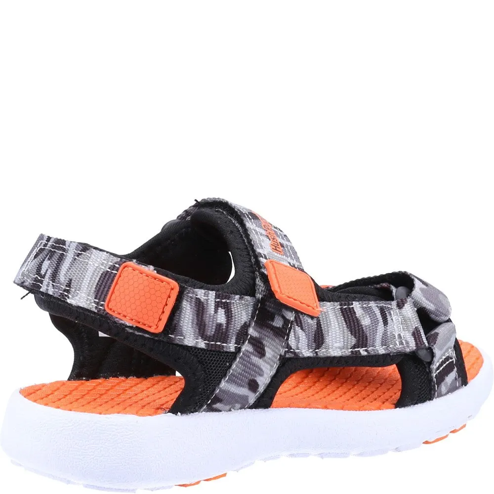 Orange Miles Quarter Strap Junior Sandals