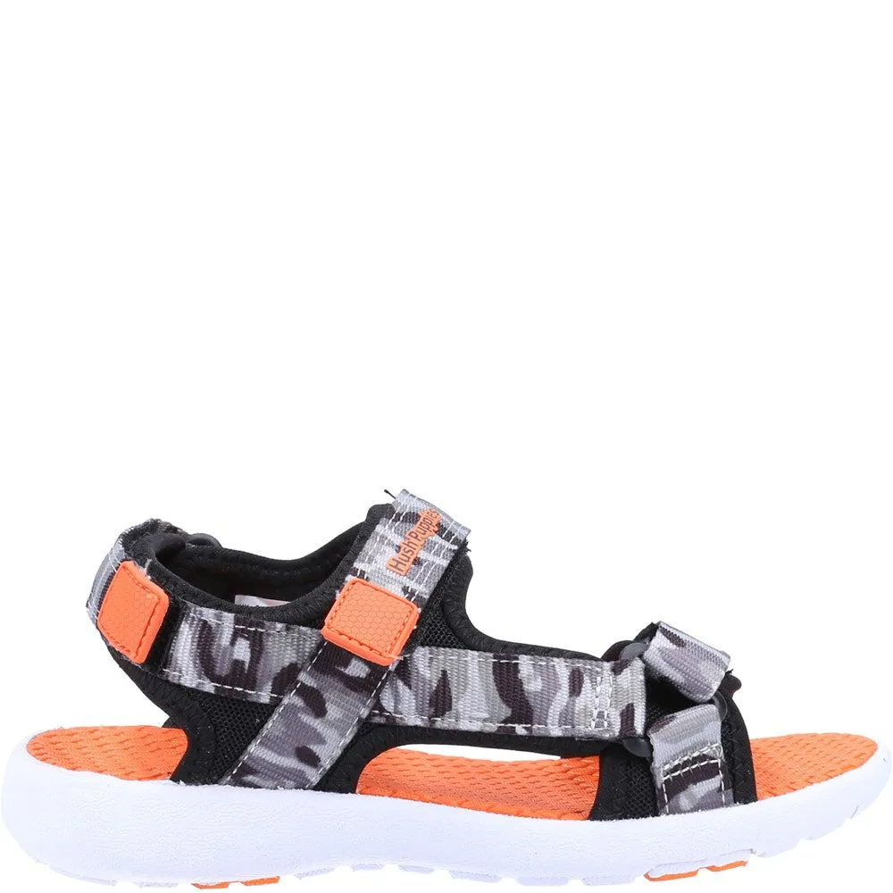 Orange Miles Quarter Strap Junior Sandals