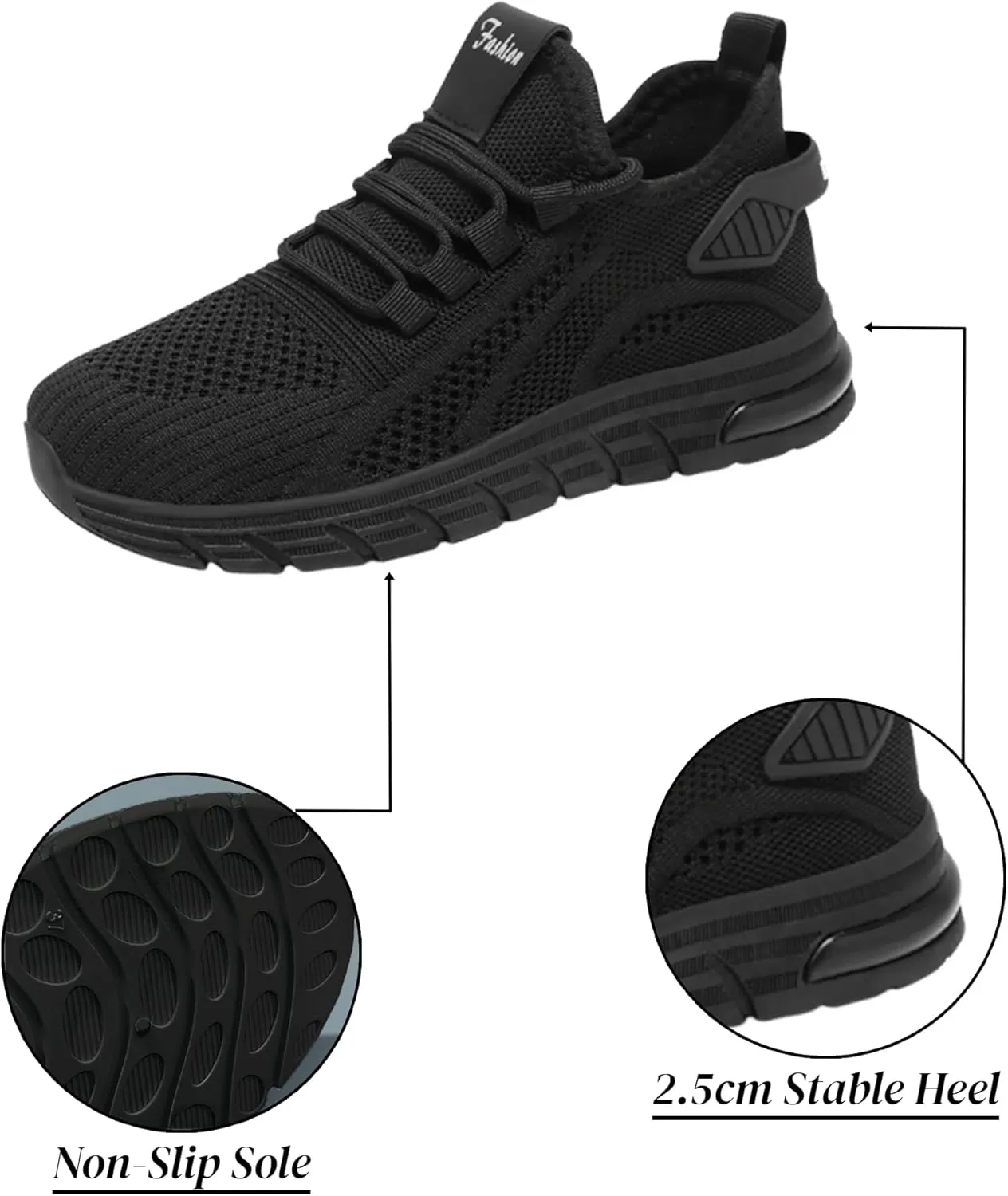 Orthopedic Shoes for Women Slip ons Hands Free Tennis Walking Shoes Breathable Athletic Comfortable Workout Training Sneakers