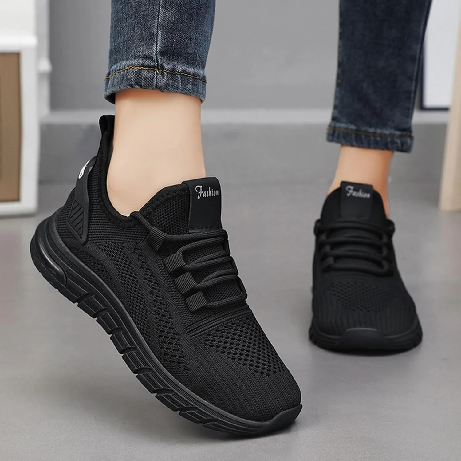 Orthopedic Shoes for Women Slip ons Hands Free Tennis Walking Shoes Breathable Athletic Comfortable Workout Training Sneakers