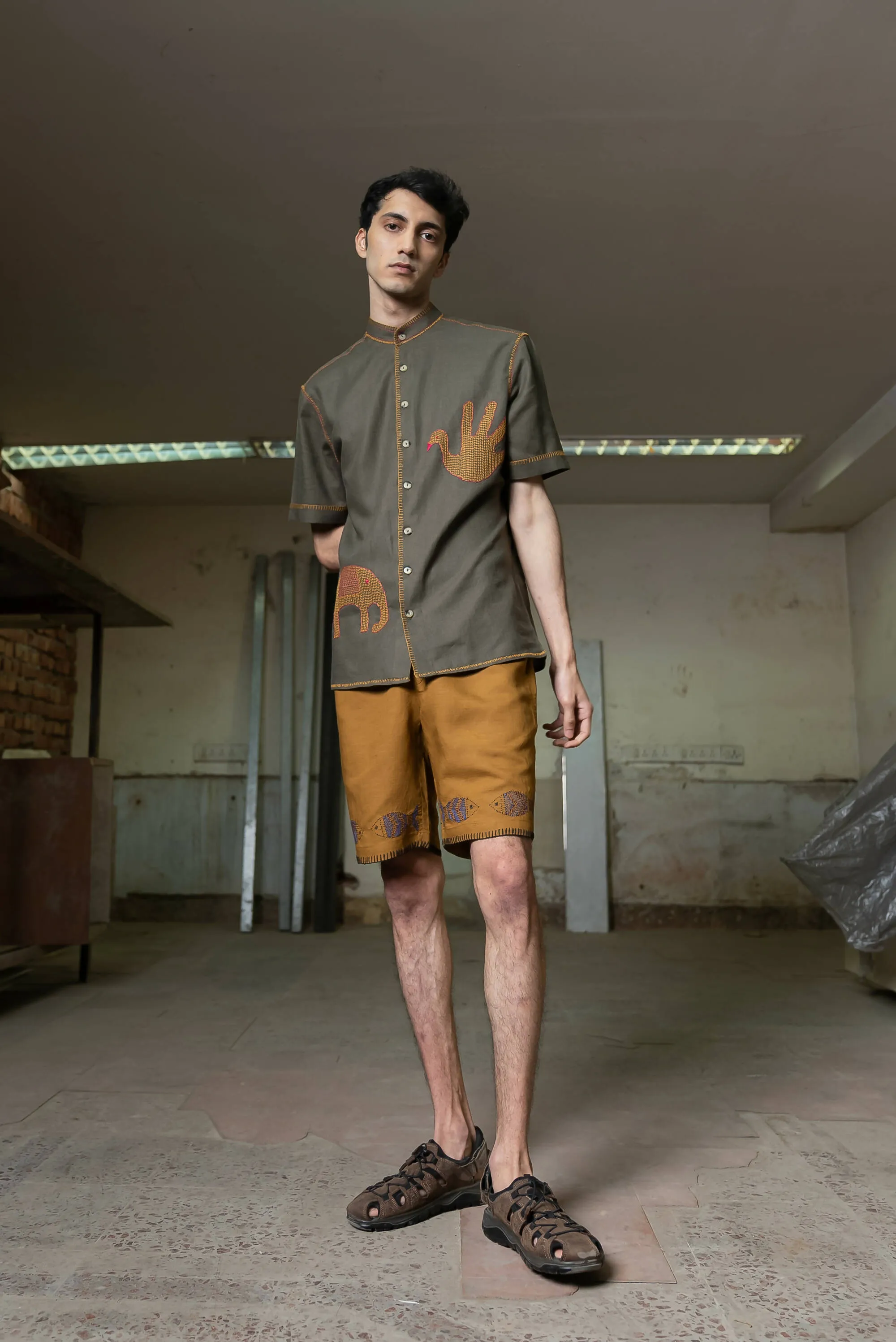 Panchatantra Mandarin Shirt