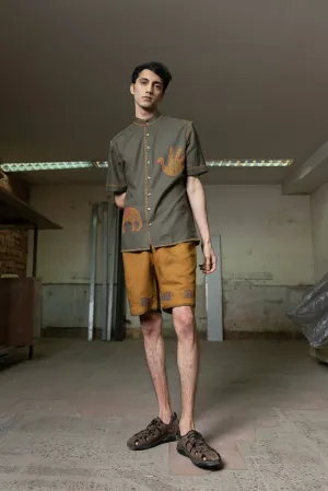 Panchatantra Mandarin Shirt