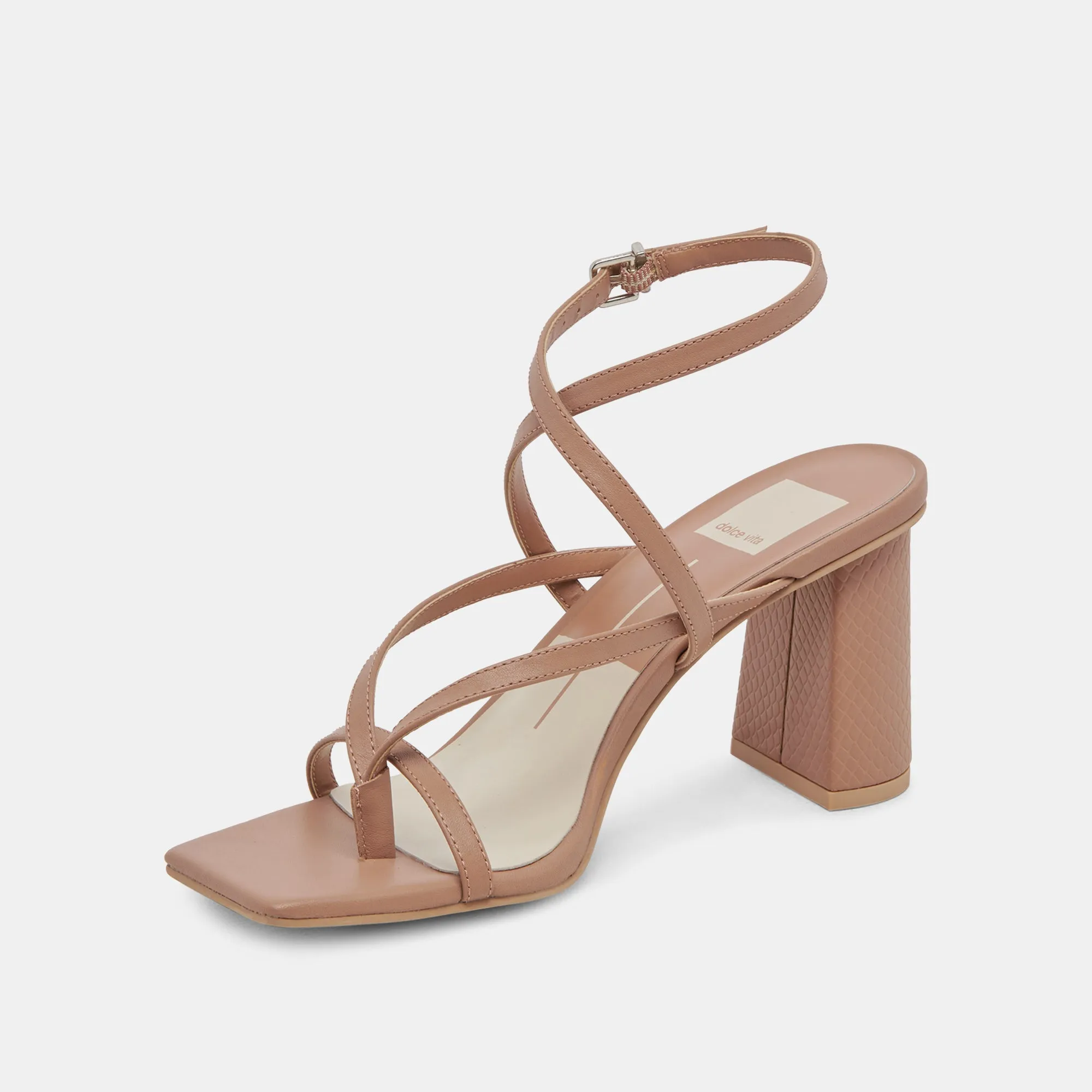 PAROO HEELS CAFE LEATHER